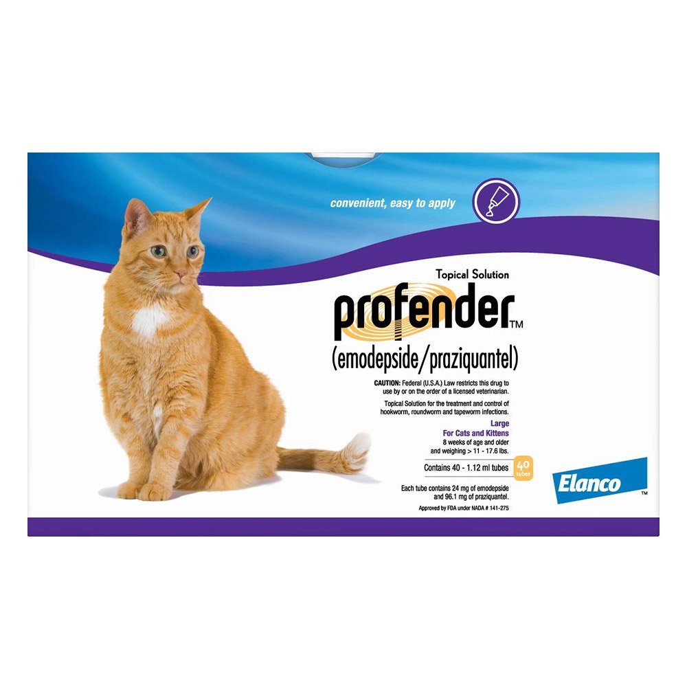 Profender Large Cats (1.12 ml) 11-17.6 lbs
