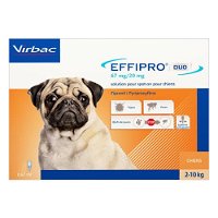 Effipro DUO Spot On For Small Dogs up to 22 lbs (Orange)