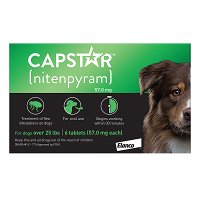Capstar Green for Dogs 25.1 - 125 lbs 