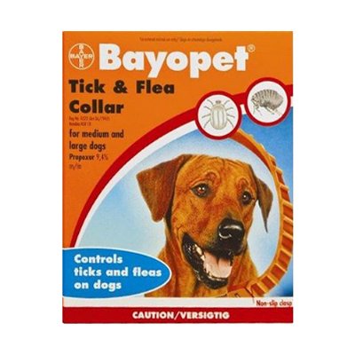 Bayopet Tick and Flea Collar for Medium and Large Dogs