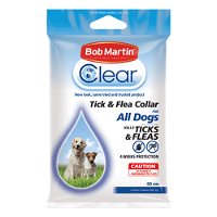 Bob Martin Clear Tick & Flea Collar for All Dogs 60cm
