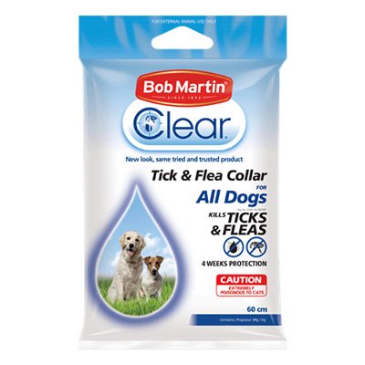 Bob Martin Clear Tick & Flea Collar for All Dogs