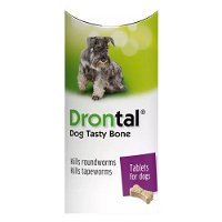 Drontal Tasty Bone for Small & Medium Dogs 10Kg (22lbs)
