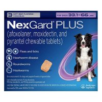 Nexgard Plus for Large Dogs 33.1 to 66lbs