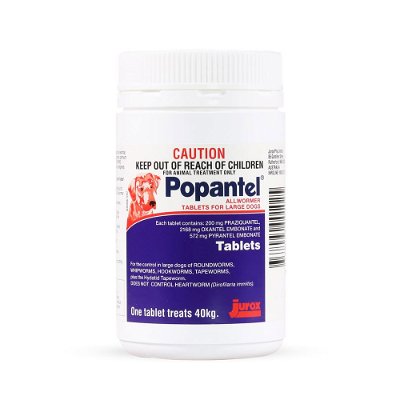 Popantel For Dogs 40 Kg (88lbs)
