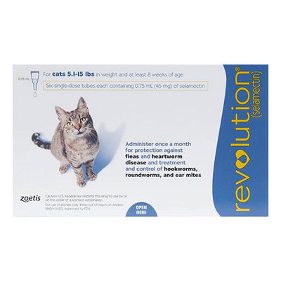 Revolution for Cats 5 -15lbs (Blue)