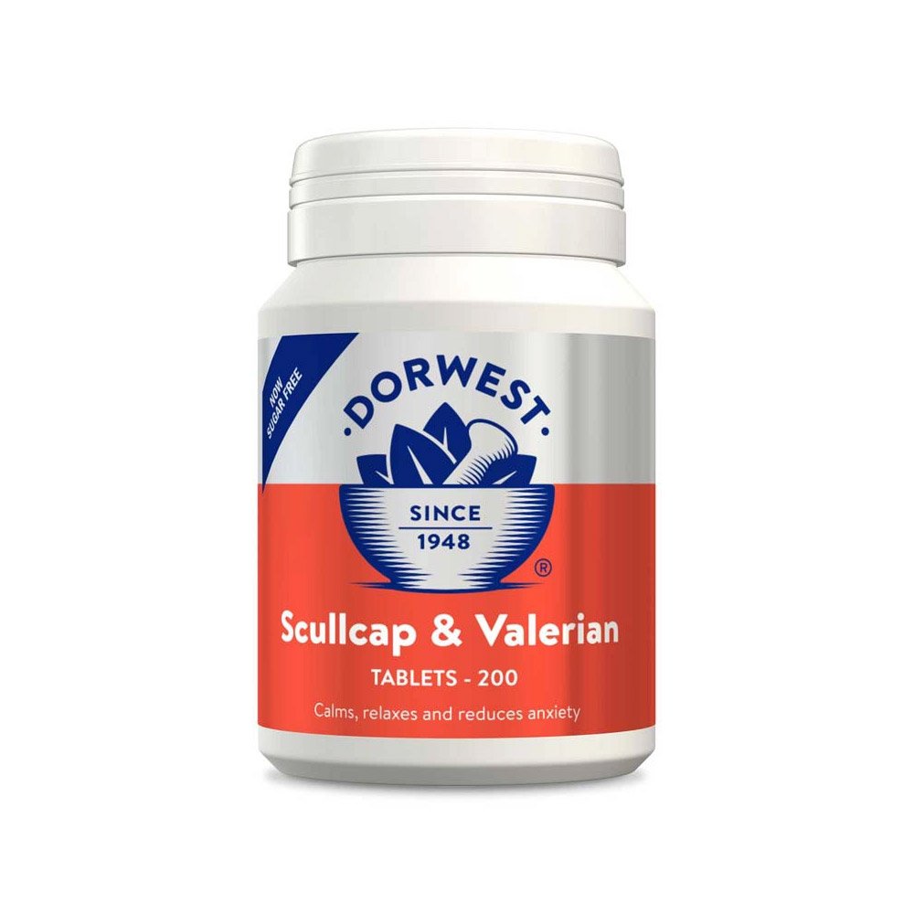 Scullcap & Valerian Tablets For Dogs and Cats
