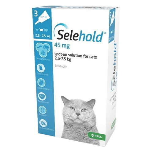Selehold (Selamactin) For Cats 5.5-16.5lbs (Blue) 45mg/0.75ml
