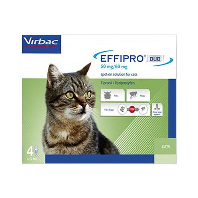 Effipro DUO Spot-On for Cats (Green)