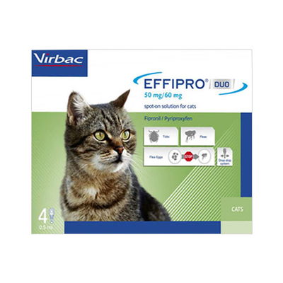 Effipro DUO Spot-On for Cats (Green) (Exp : Mar-25)