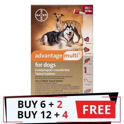 Advantage Multi (Advocate) Large Dogs 20.1-55 lbs (Red)