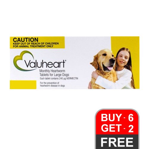 Valuheart For Large Dogs 45- 88 lbs (Gold)