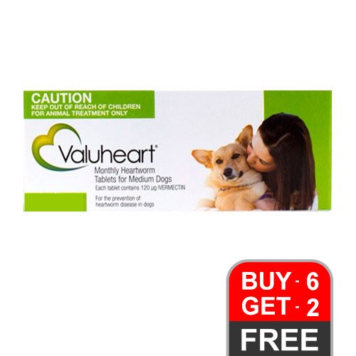 Valuheart For Medium Dogs 23 - 44 lbs (Green)