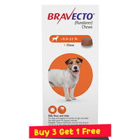 Bravecto for Small Dogs 9.9-22lbs (Orange)