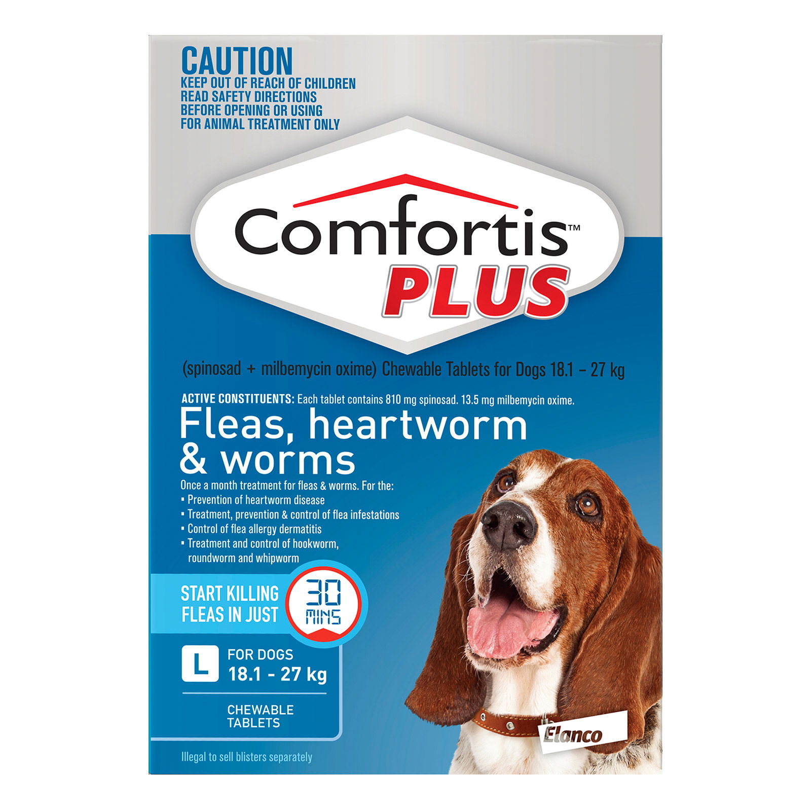 Comfortis Plus (Trifexis) For Large Dogs 18.1-27 Kg (40.1 - 60 lbs