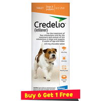 Credelio for Dogs 12 to 25 lbs (225mg) Orange