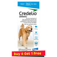 Credelio for Dogs 50 to 100 lbs (900mg) Blue