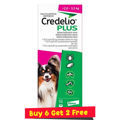 Credelio Plus For Small Dog 2.8-5.5kg (Pink)