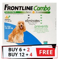 Frontline Plus (Known as Combo) for Medium Dogs 23-44 lbs (Blue)