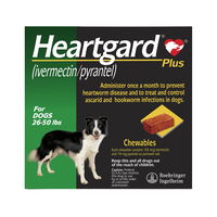 Heartgard Plus Chewables Small Dogs up to 25lbs (Blue)