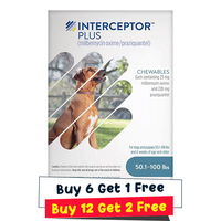 Interceptor Plus Chew (Interceptor Spectrum) for Dogs 50.1- 100lbs (Blue)