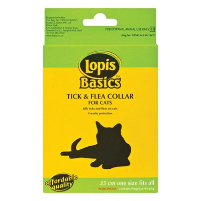 Lopis Basics Tick & Flea Collar for All Cats 35cm