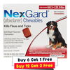 Nexgard Chewables for Extra Large Dogs 60.1-120 lbs (Red) 136mg