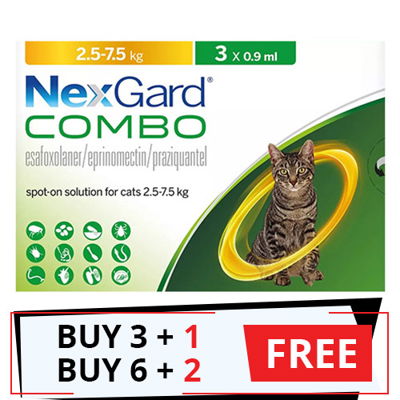 Nexgard Combo For Cats 5.5lbs - 16.5lbs