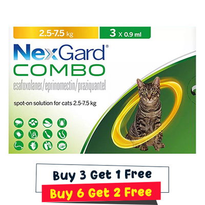 Nexgard Combo For Cats 5.5lbs - 16.5lbs