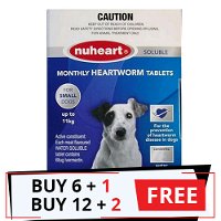 Nuheart Generic Heartgard for  Small Dogs upto 25lbs (Blue)