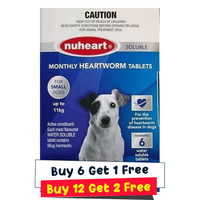 Nuheart Generic Heartgard for  Small Dogs upto 25lbs (Blue)