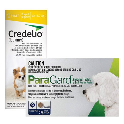 Credelio for Dogs & Paragard Dog Combo