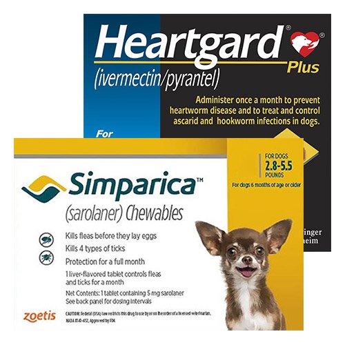 Heartgard Plus & Simparica Combo