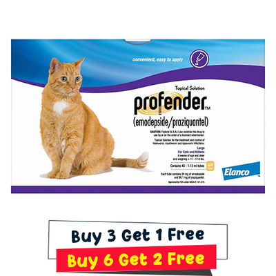 Profender Large Cats (1.12 ml) 11-17.6 lbs