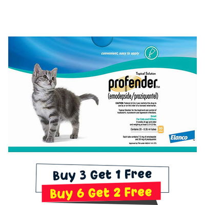 Profender Small Cats & Kittens (0.35 ml) 2.2-5.5 lbs