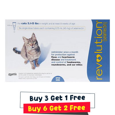 Revolution for Cats 5 -15lbs (Blue)