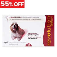 Revolution for Medium Dogs 20.1-40lbs (Red)