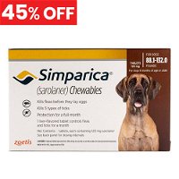Simparica Chewables for Dogs above 88 lbs (Red)