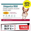 Simparica TRIO for Dogs 2.8-5.5 lbs (Gold)