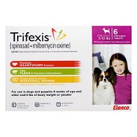 Trifexis Chewable Tablets for Toy Dogs 5 - 10lbs (Pink)