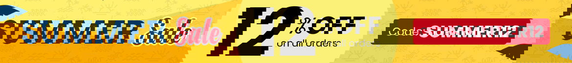 12% OFF Coupon Code=SUMMER12