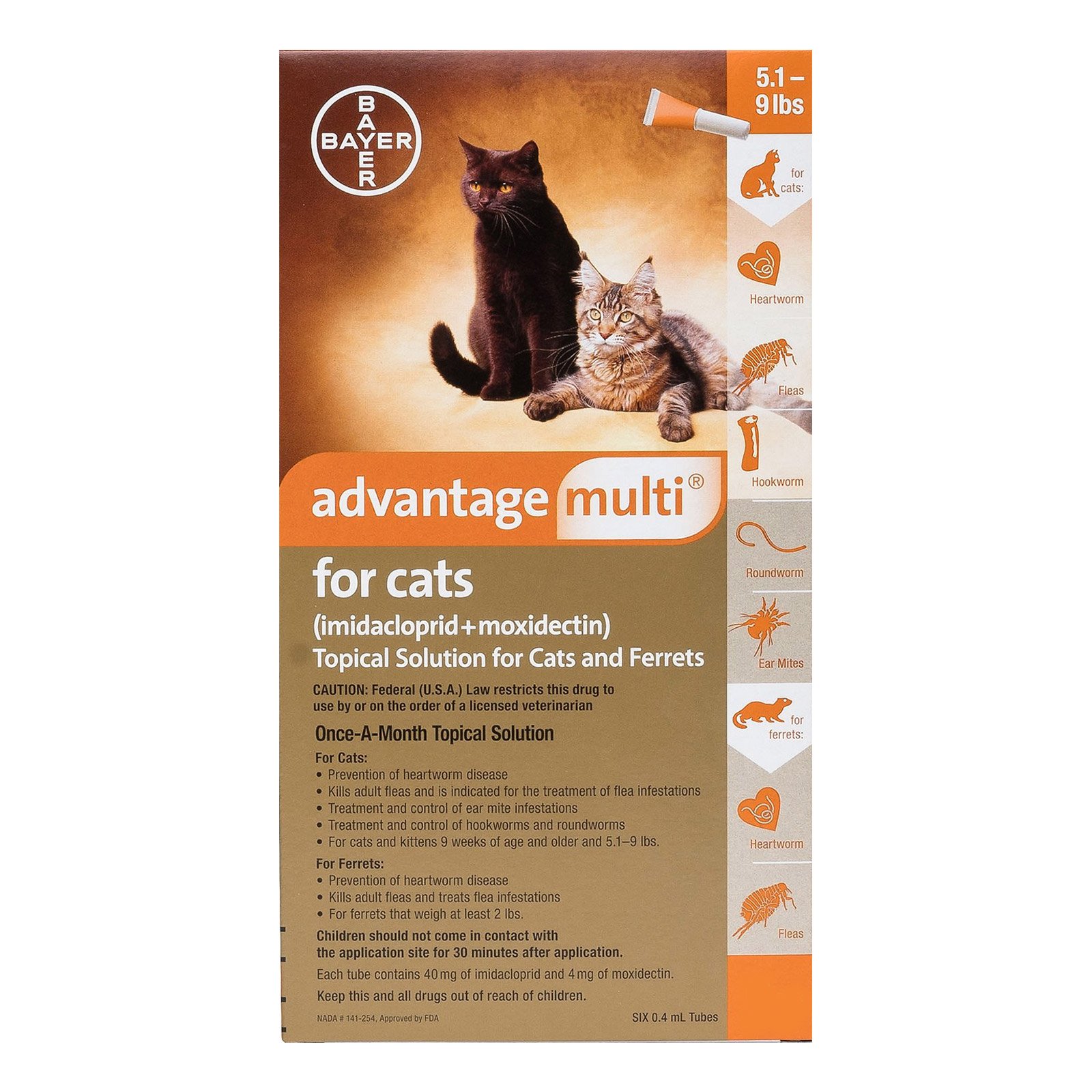 Advantage Multi for Cats Buy Advocate Flea & Heartworm Treatment for